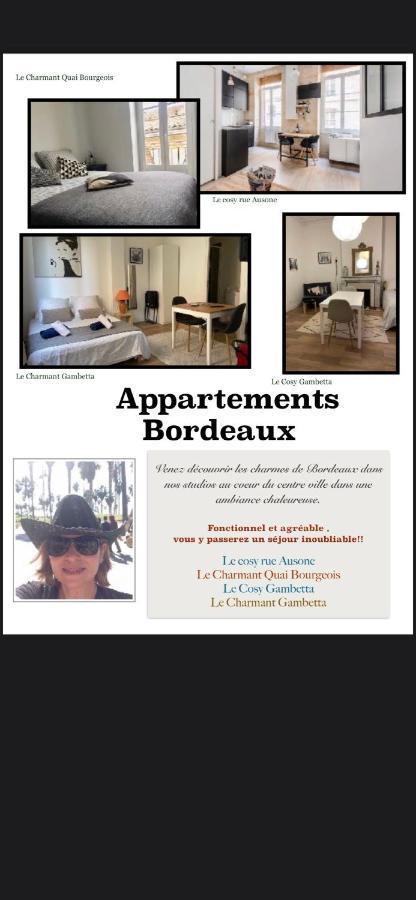 Le Cosy - Rue Ausone Apartment Bordeaux Exterior photo